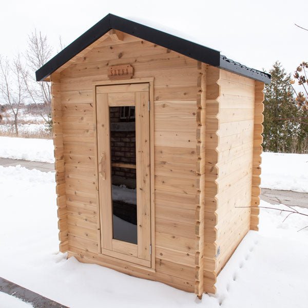 Dundalk Leisure Canadian Timber Granby Cabin Sauna CTC66W - The Sauna World