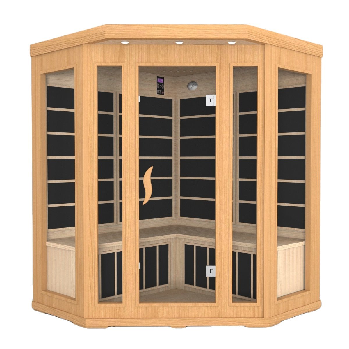 Far Infrared Sauna Room Wood Sauna Low EMF Carbon Panel - The Sauna World