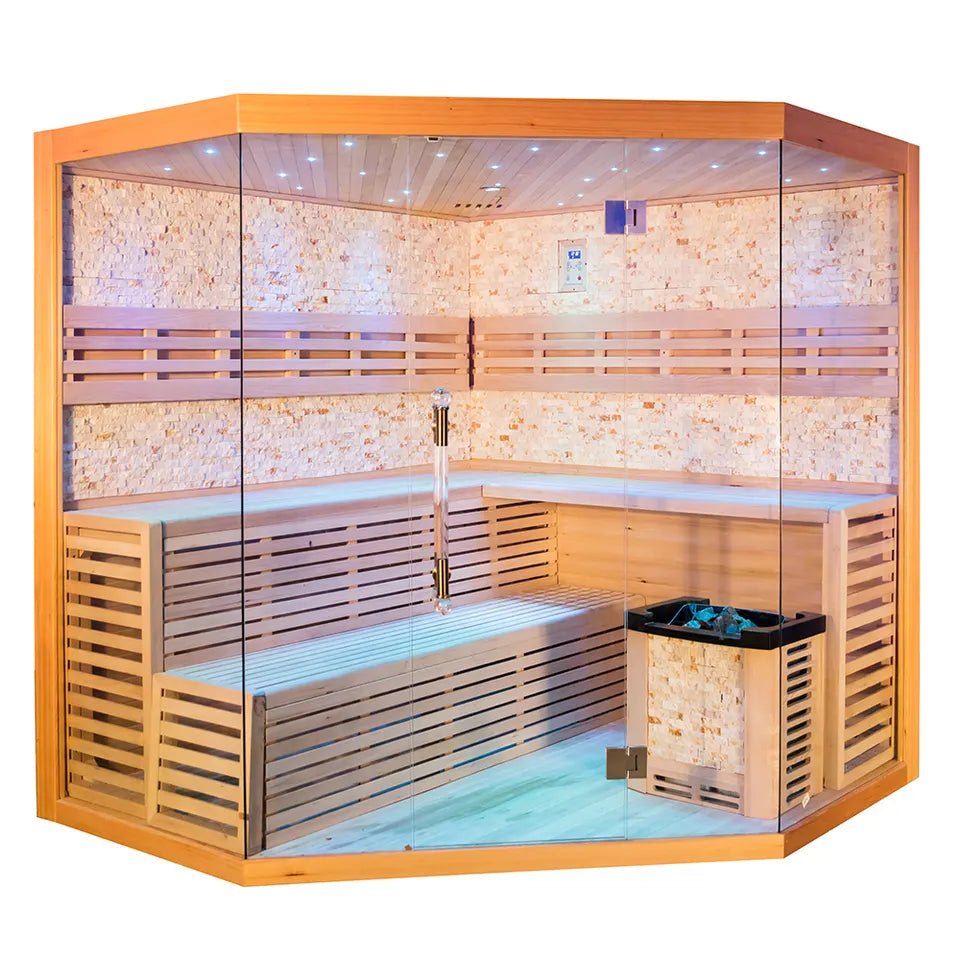 Finland Luxury Traditional Steam Sauna Room - The Sauna World