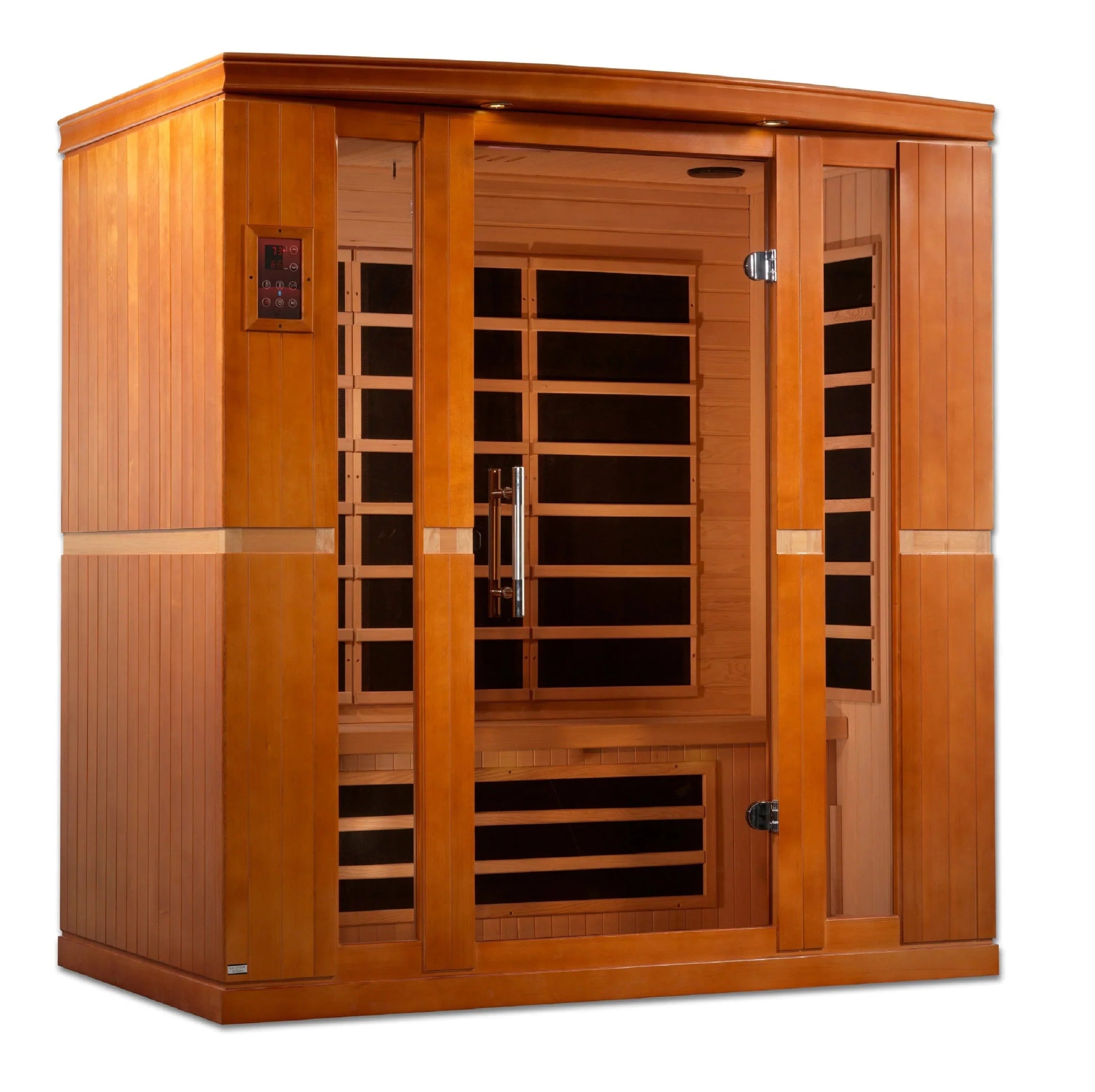 Golden Designs Bergamo - 4 Person Low EMF FAR Infrared Sauna - The Sauna World