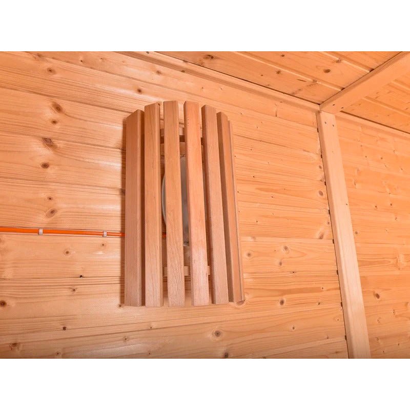 Hemlock Wood Garden Barrel Sauna - The Sauna World