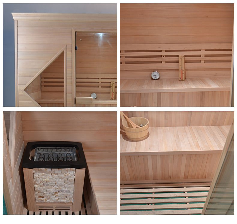 Luxury Traditional Wood Spa Dry Sauna Room - The Sauna World