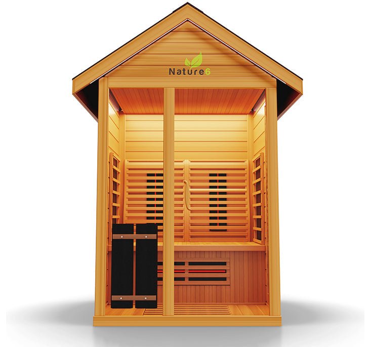 Medical Nature 6 Outdoor Hyrbid Sauna - The Sauna World